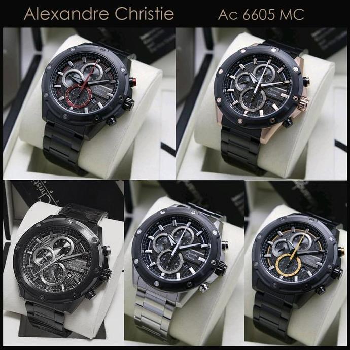 JAM TANGAN PRIA ALEXANDRE CHRISTIE AC6605 AC 6605 ORIGINAL GARANSI