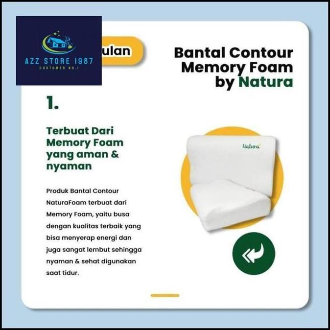 Bantal Memory Foam Anti Ngorok - Bantal Terapi Kesehatan