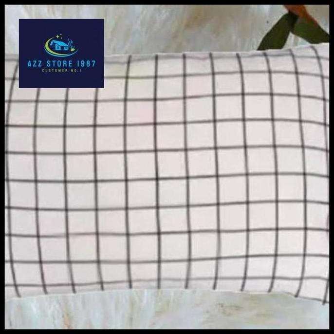 Sarung Bantal Tidur Motif Kotak Aesthetic Premium
