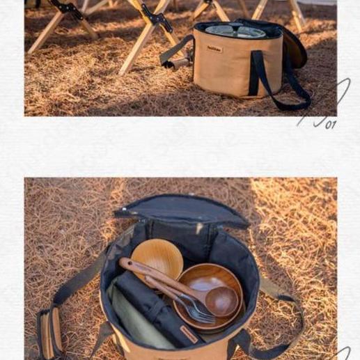 STORAGE BAG CANVAS BULAT NATUREHIKE NH20PJ129 TAS PERALATAN CAMPING
