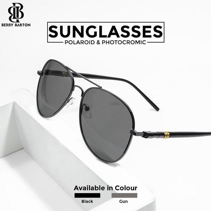 Berrybarton 209 kacamata Frame kacamata Metal Pria Sungglases