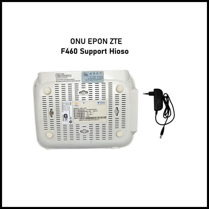 DISKON MODEM WIFI ROUTER ZTE EPON ONU ONT F460 V3 SUPPORT HIOSO 