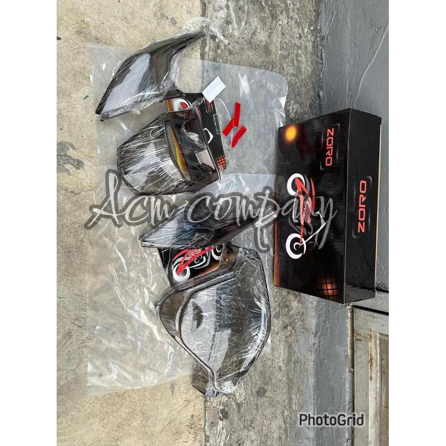 IRIT ONGKIR PAKET MIKA SMOKE SPEDO SPEEDOMETER + MIKA STOP SEN HONDA BEAT KARBU