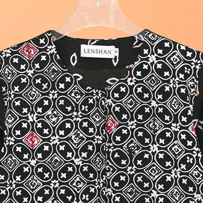 Tunik Wanita Batik " KINA" Hitam