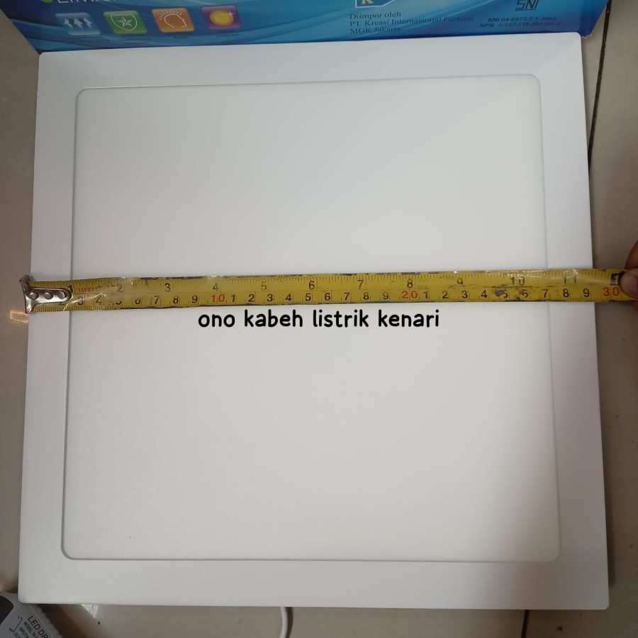 Led Panel Downlight 30X30 24W Inbow Kotak 6500K 3000K Lampu Plafon 30Cm