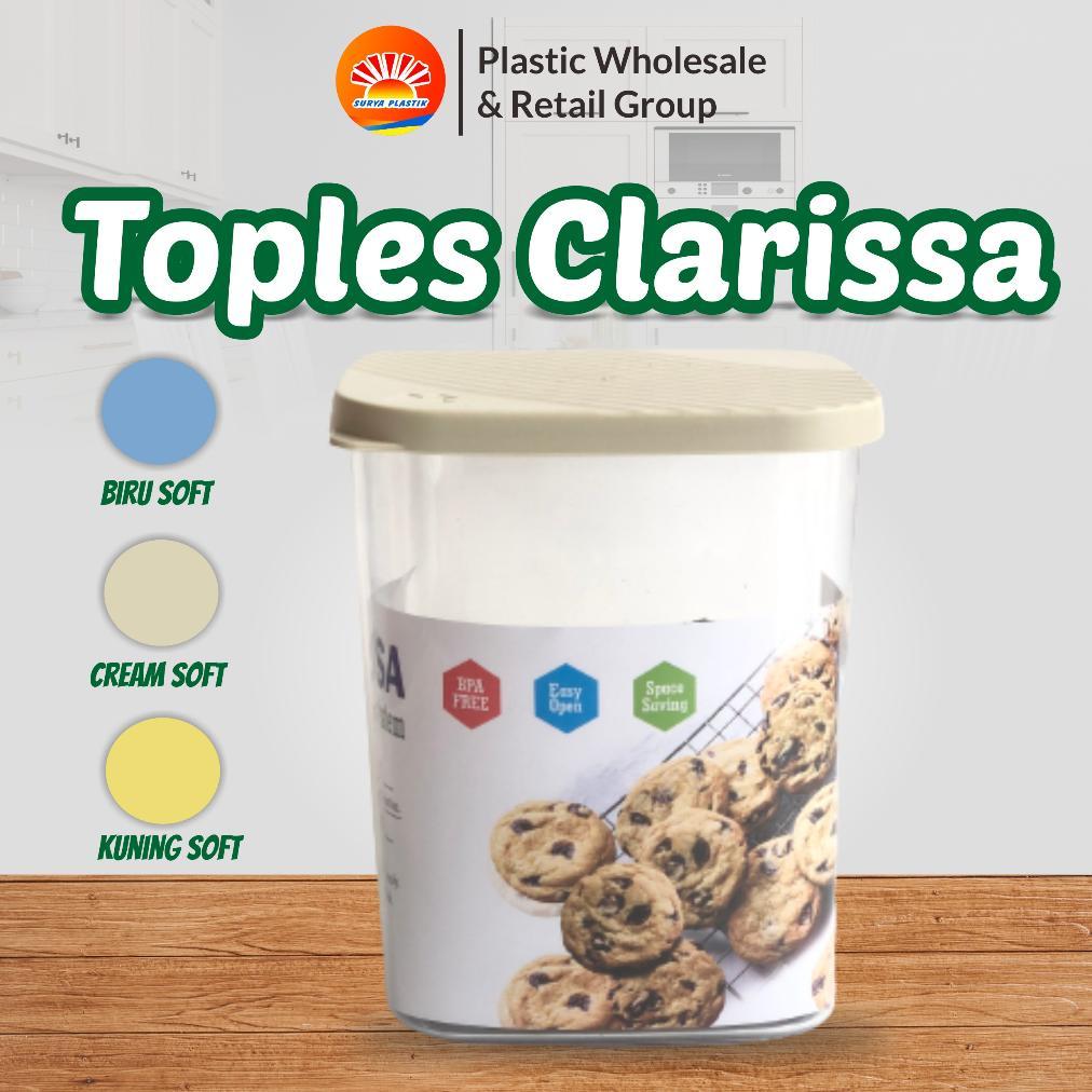 DISKON TOPLES KUE  KERUPUK LEBARAN PLASTIK /TOPLES SERBAGUNA/TOPLES CLARISSA / FRENJOY 1,8 LITER