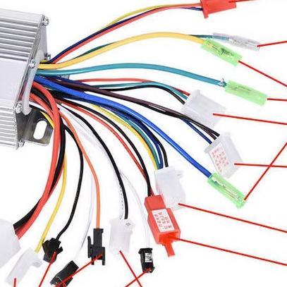 Controller 36V 48V 350W Kontroler Sepeda Listrik Motor Kontroler Sepeda Listrik Universal Controller