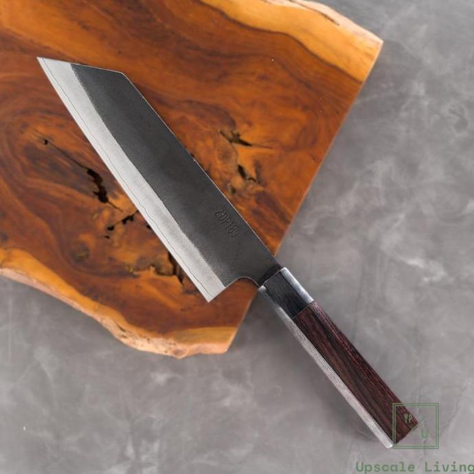 Japanese Knife Yoshida Hamono ZDP189 Kurouchi Bunka 190mm