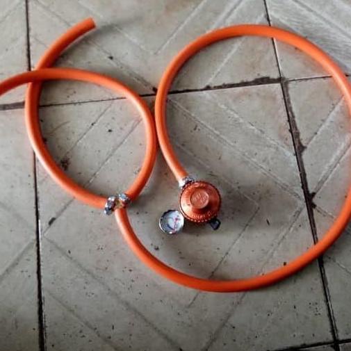 selang cabang oven gas 2 meter+regulator