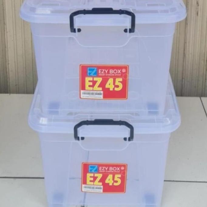 EZY : EZY 45 BOX CONTAINER SERBA GUNA BENING TRANSPARAN EZ 45 LITER