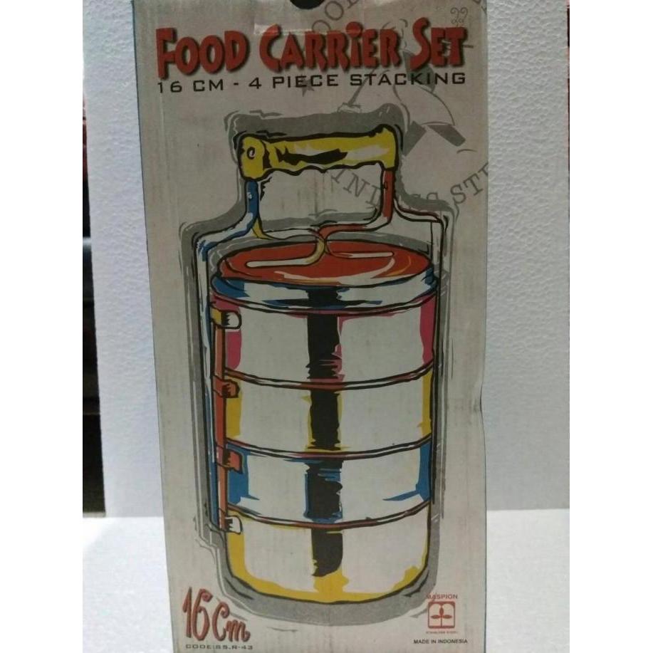 Maspion rantang stainless susun 4 / rantang 16cm