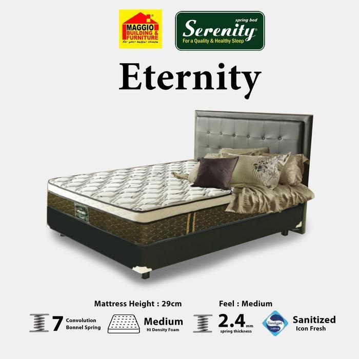 KASUR SPRINGBED SERENITY - MATRAS FURNITURE -  ETERNITY - ELITE SERENITY SPRINGBED