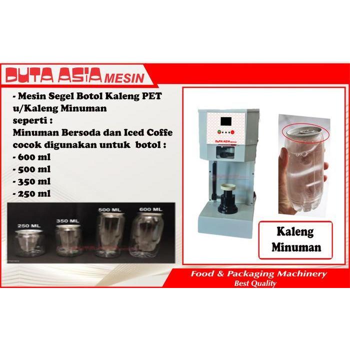 MESIN SEGEL KALENG/ MESIN SEGEL BOTOL PET . CAN SEALER