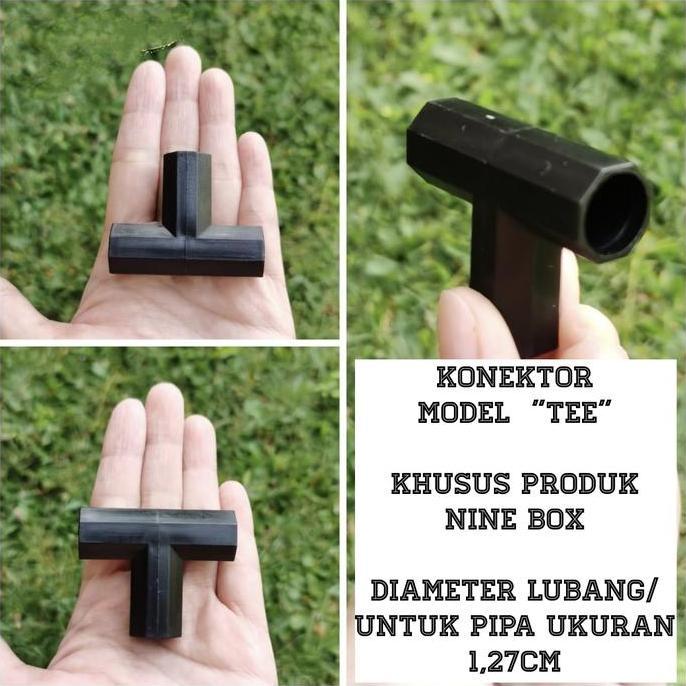 Siku konektor untuk rak sepatu cover / penyambung pipa rak sepatu