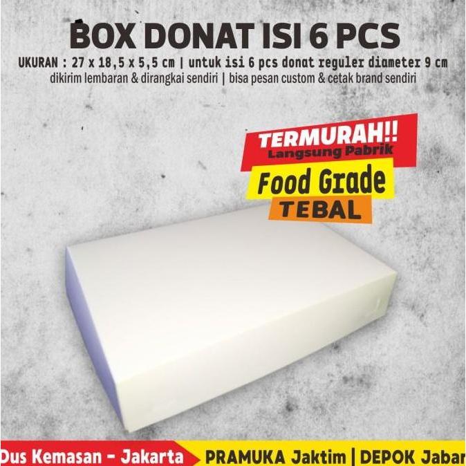 Box Donat / Dus Donat isi 6