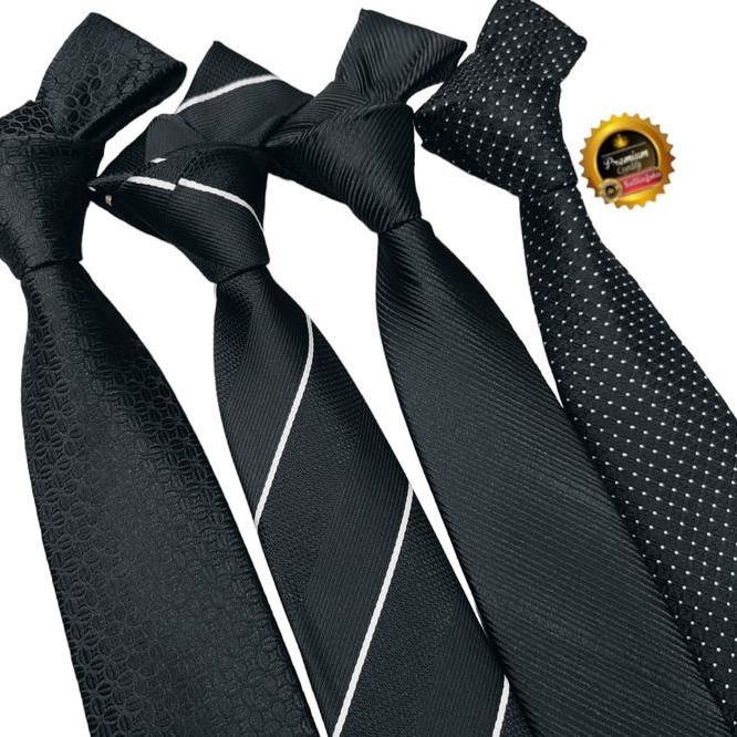 Dasi Kantor Pria Dasi Hitam Dasi Panjang Dasi Formal Pria