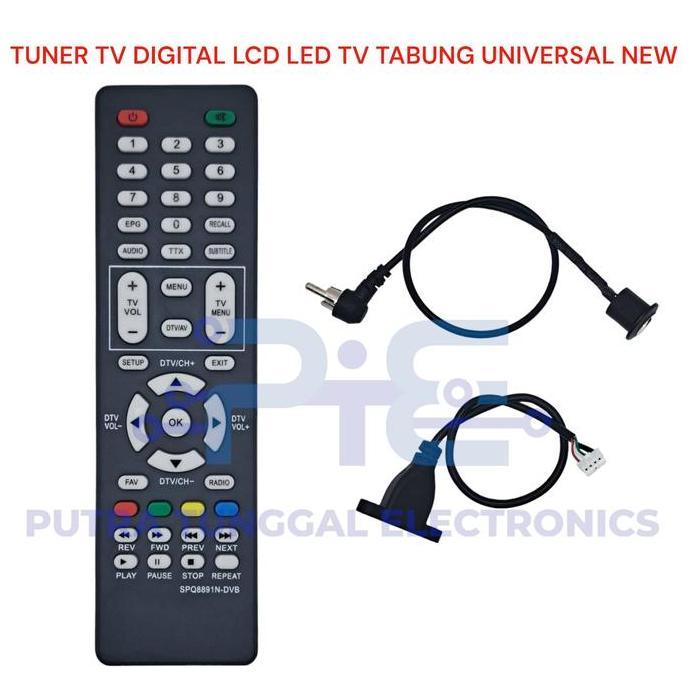 TUNER TV DIGITAL LCD LED TV TABUNG UNIVERSAL NEW