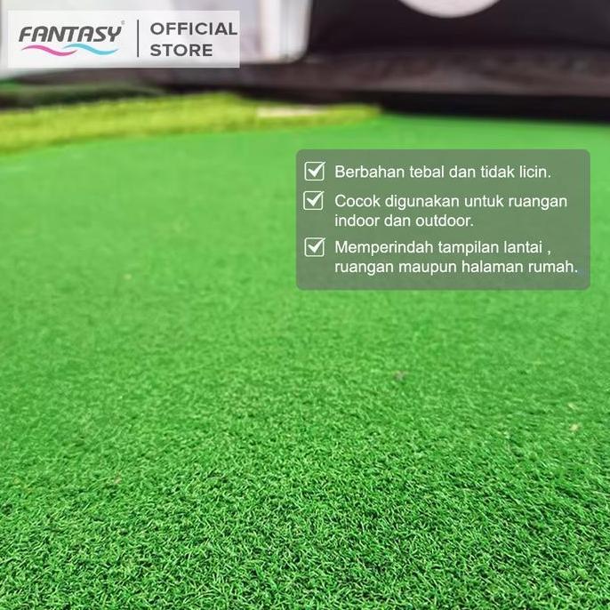 Fantasy Iris Karpet Rumput Sintetis Swiss Tebal 10mm Rumput Palsu Synthetic Grass Indoor Outdoor TCI