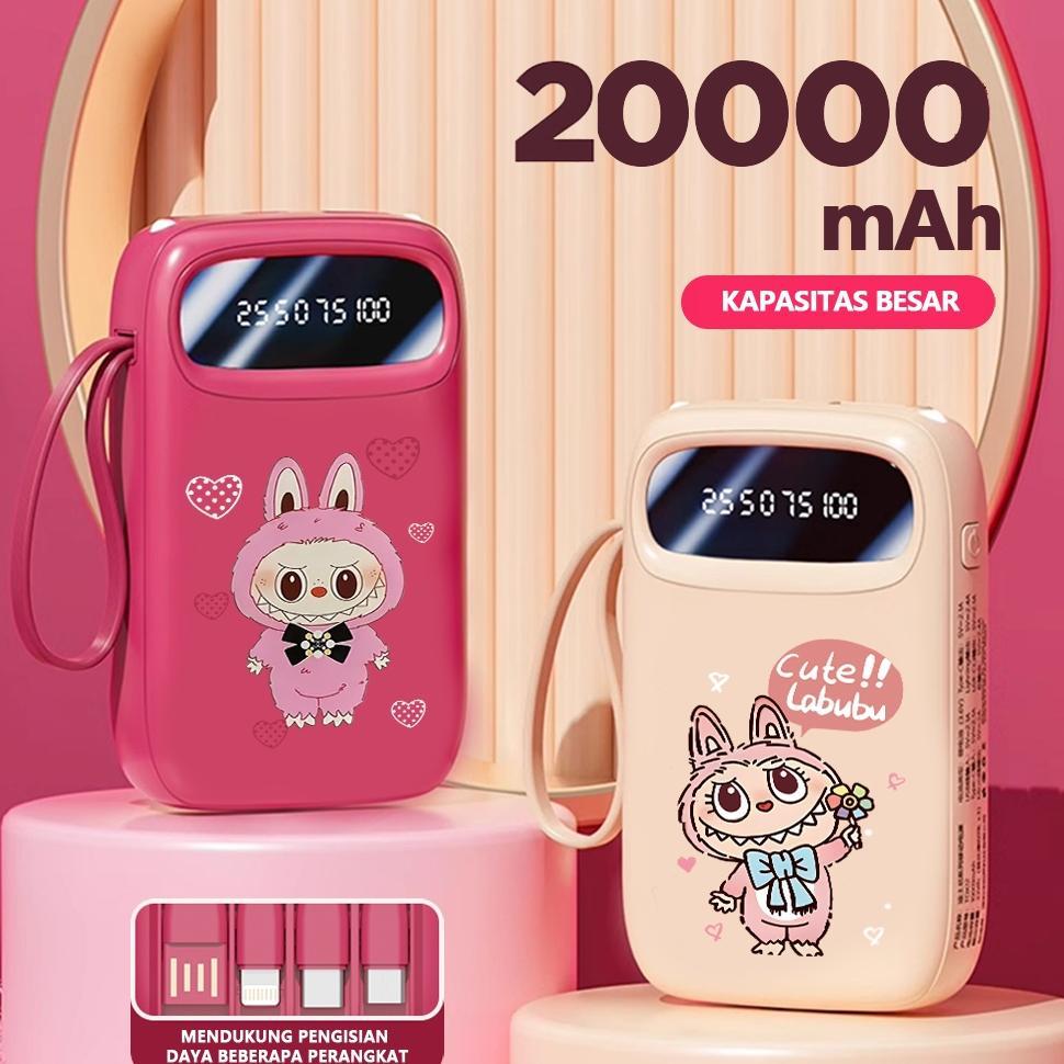 Big Sale Mini Size Lotso Powerbank Portable 20000 Mah With 4 Usb Fast Charging Dual Input Port Type 