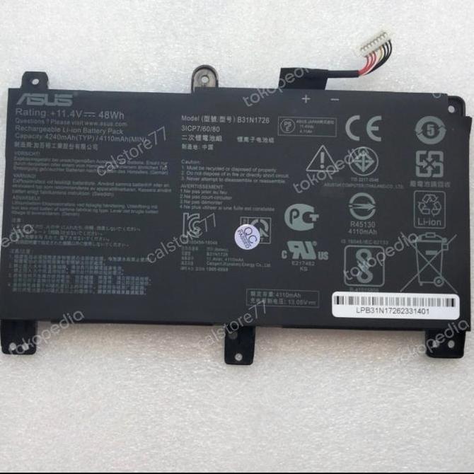 Baterai Asus Rog Strix G531 G531Gt G531G G531Gd G531Ge