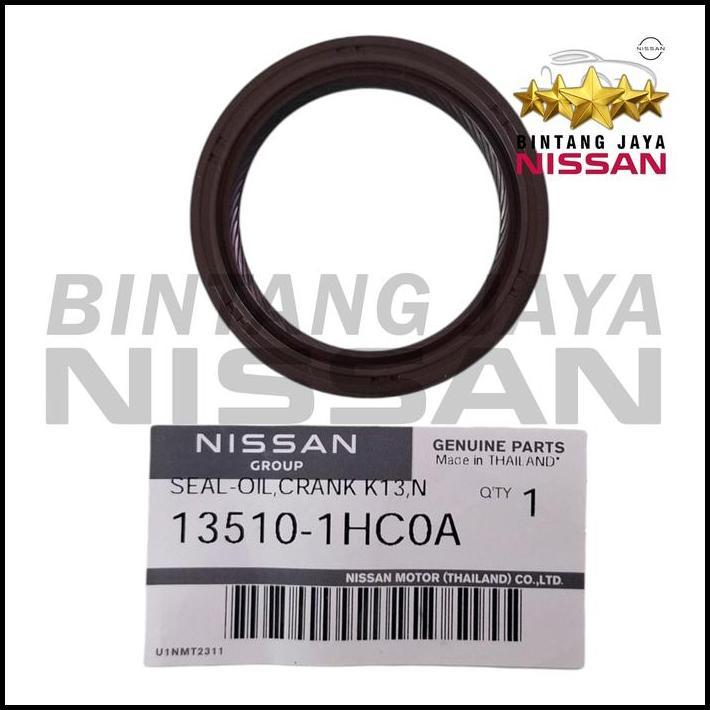 TERLARIS SEAL PULLY KRUK AS CRANKSHAFT DEPAN NISSAN GRAND LIVINA XGEAR JUKE EVALIA MARCH DATSUN GO A