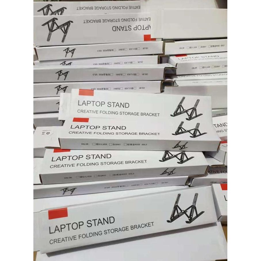 LAPTOP STANDING ALUMINIUM BESI / MEJA LAPTOP