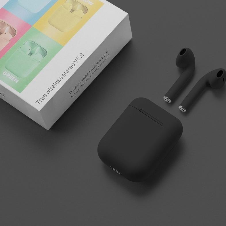 Cuci Gudang Bisa Cod Original I12 Tws Murah Wireless Headset Bluetooth Earphones Full Bass 5.0 Macar