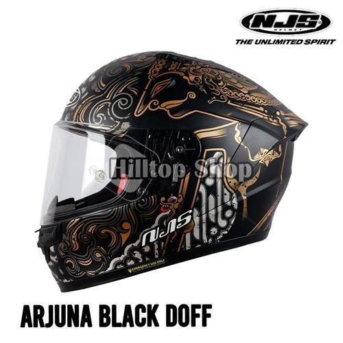 Helm Njs Zx-1R Motif Full Face Motorcycle Helmet Original Dan Terpercaya