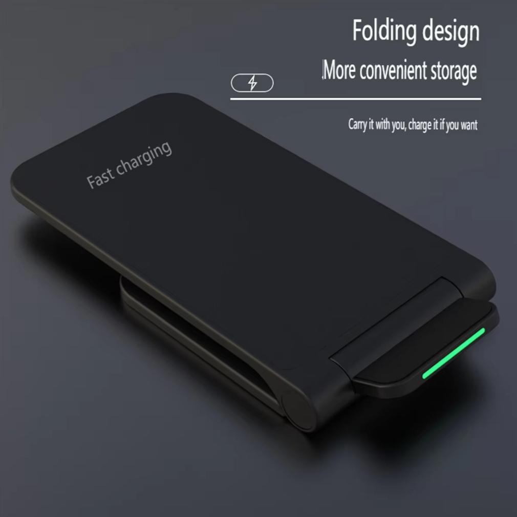 New Wireless Charger 15W Fast Charging Lipat - Charging Station Portabel Untuk Iphone 16/15/Samsung 