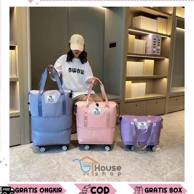 Ye Som Tas Traveling Roda Bisa Di Gembok Tas Duffel Jumbotas Jinjing 3 Tingkattas Travel Roda Watero