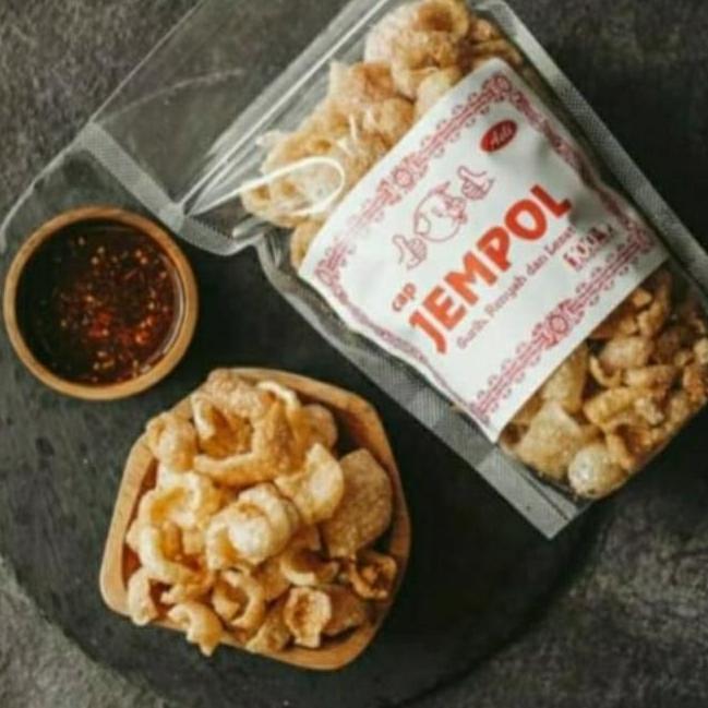 kerupuk kulit babi cap jempol asli / kerupuk kulit babi /kerupuk kulit