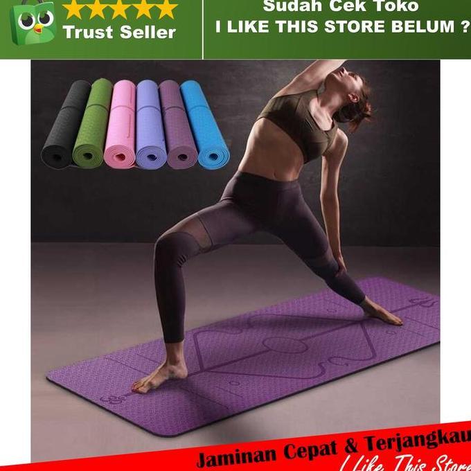Matras Yoga - Karpet Yoga Pilates Anti Slip Tebal