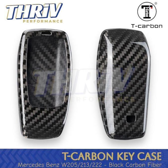 T-Carbon Key Cover Casing Kunci Mercedes W205 W213 W222