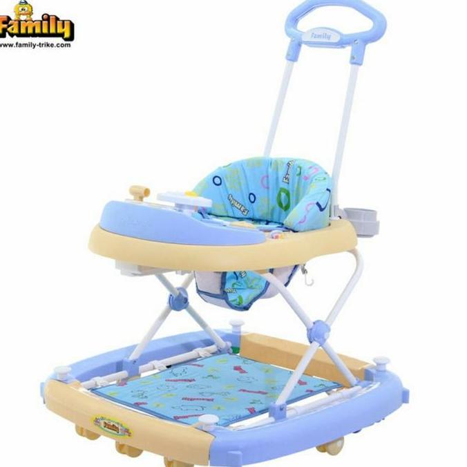 TERLARIS!! BABY WALKER FAMILY 2121 RODA BELAJAR JALAN BAYI PINK DAN BIRU