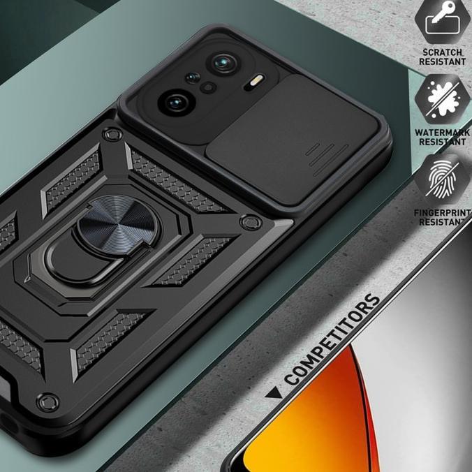 Big Promo Samsung A31 - Sgflip Army Militay Ring Flip Lens Armor Case Shockproof