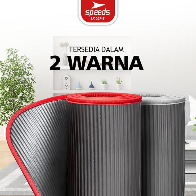 Speeds Matras Workout NBR Matras Yoga Alas Workout Alas Senam Dirumah Ibu Hamil Tebal 10mm 027-5