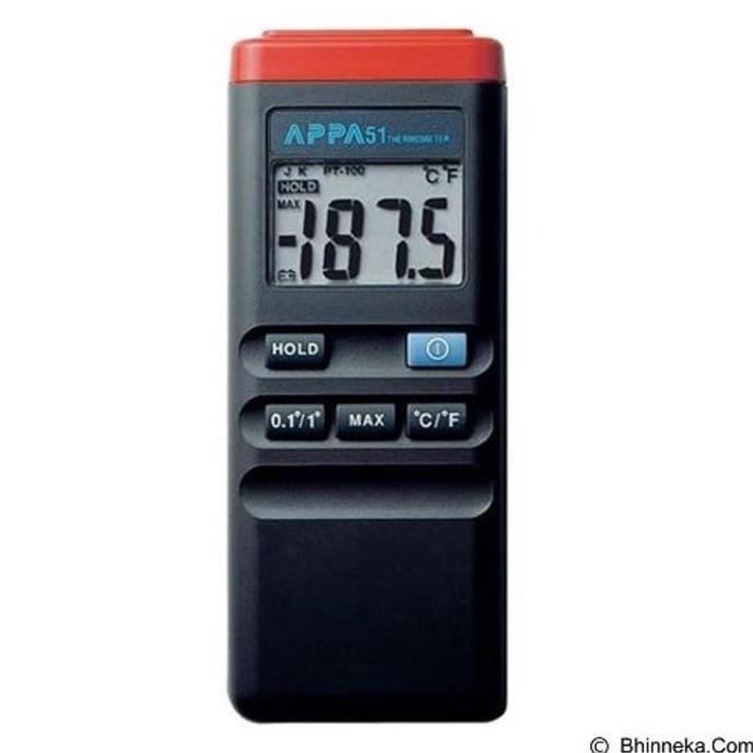 Appa 51 Thermoucouple Appa51 Digital Contact Thermometer Asli Taiwan