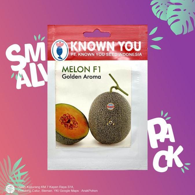 (1 PACK) Benih Melon Golden Aroma Hibrida F1 Oranye Seeds - KYS