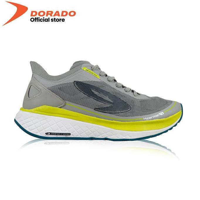 Sepatu 910 Nineten KENZO RUN - Abu / Kuning / Putih (Running)