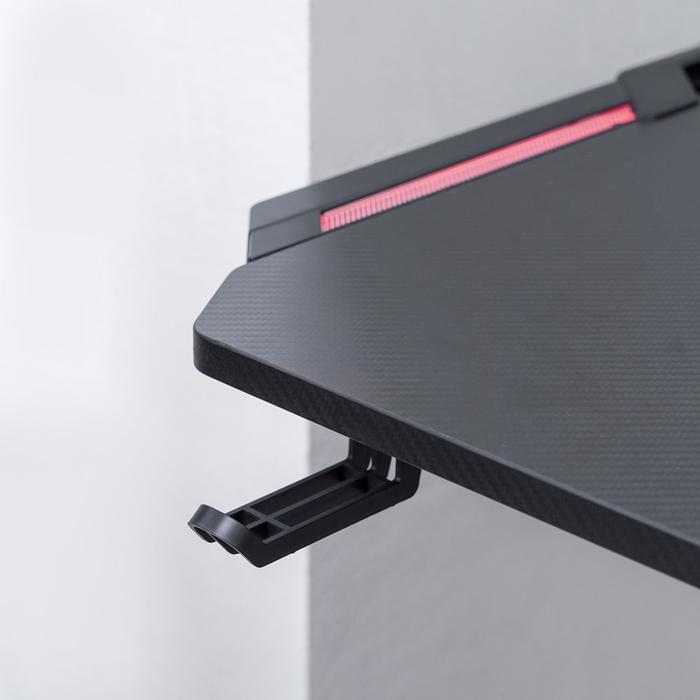 Informa Amatsu Chi Meja Gaming - Hitam Ruang Kerja Meja Belajar Rakit Perabot Kantor Tempat Komputer