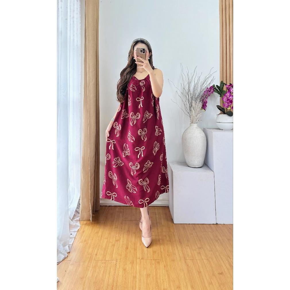 OFFICIAL Daster Yukensi Jumbo ~ Daster Yukensi Tali Pundak Dress Yukensi