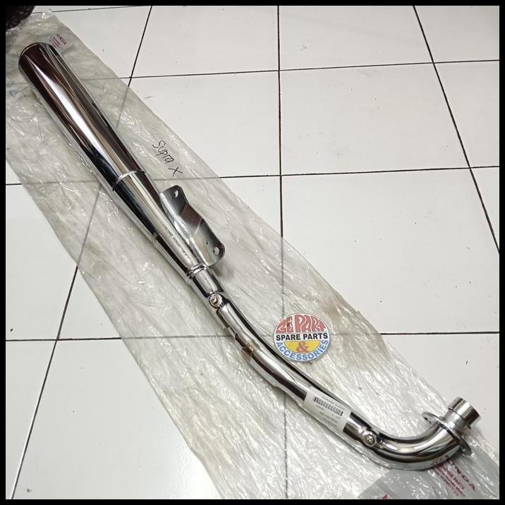 DISKON KNALPOT SUPRA X SUPRA LAMA STANDAR ORI HONDA 18350-KEV-880 