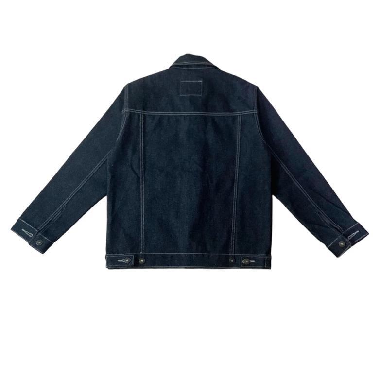 Original Jaket Denim 14Oz - Jaket Jeans Pria - Jaket Denim Trucker - Raw Denim