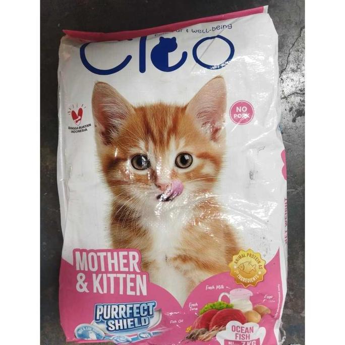TERBARU - CLEO 7 kg / CLEO Cat Food 7 KG / CLEO KITTEN PERSIAN SALMON TUNA / cleo tuna 7kg / cleo sa
