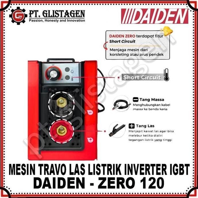 NEW Daiden Welding Zero 120A Travo Las Inverter Listrik Daiden ZERO 120 A