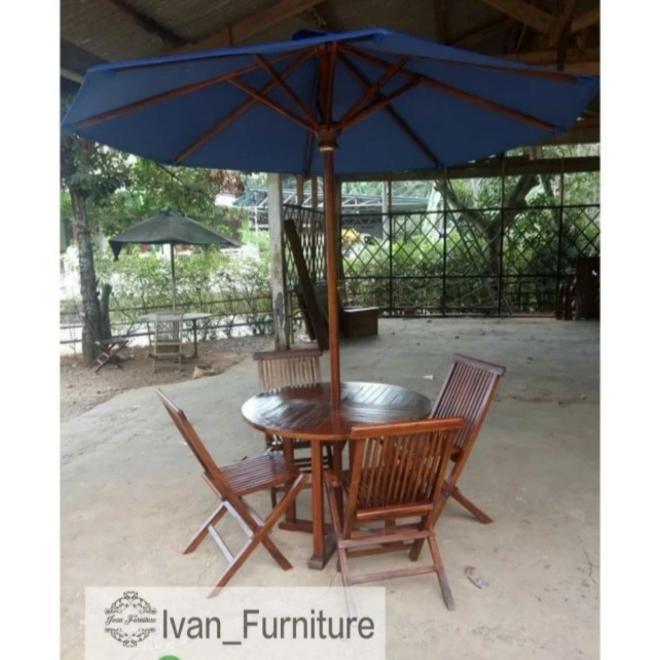kursi meja taman set , meja payung , kursi payung , kursi unik