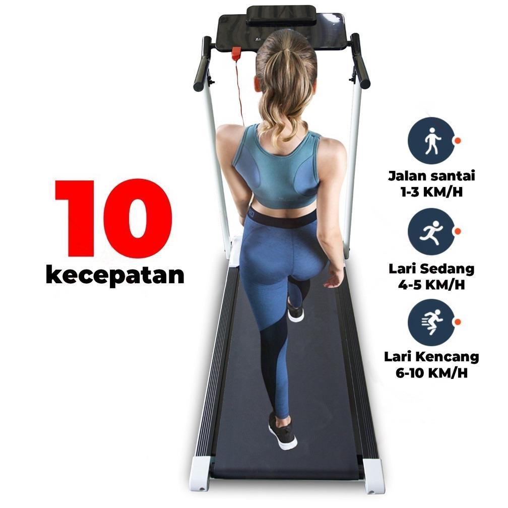 HEMAT JF Treadmill Elektrik 2.0 Gym Equipment Running Olahraga Gym Fitness Cardio Alat Fitness JF CA
