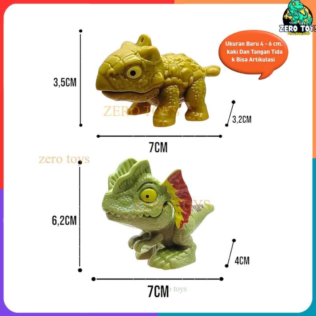 DISKON Figure Dinosaurus Snap Squad T Rex Indominus Pyroraptor Indoraptor Mainan Figur Dino