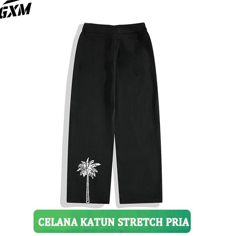 ORIGINAL celana pinggang katun karet pria Celana training pria celana Putih pria celana sweatpants j