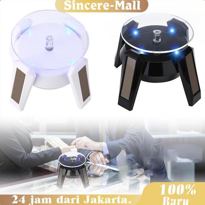 DIKARTELLA Solar Display Stand Putar Stand Display Putar 360 Solar Display Putar